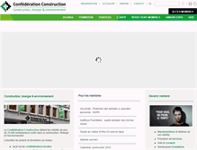 Tablet Screenshot of confederationconstruction.be